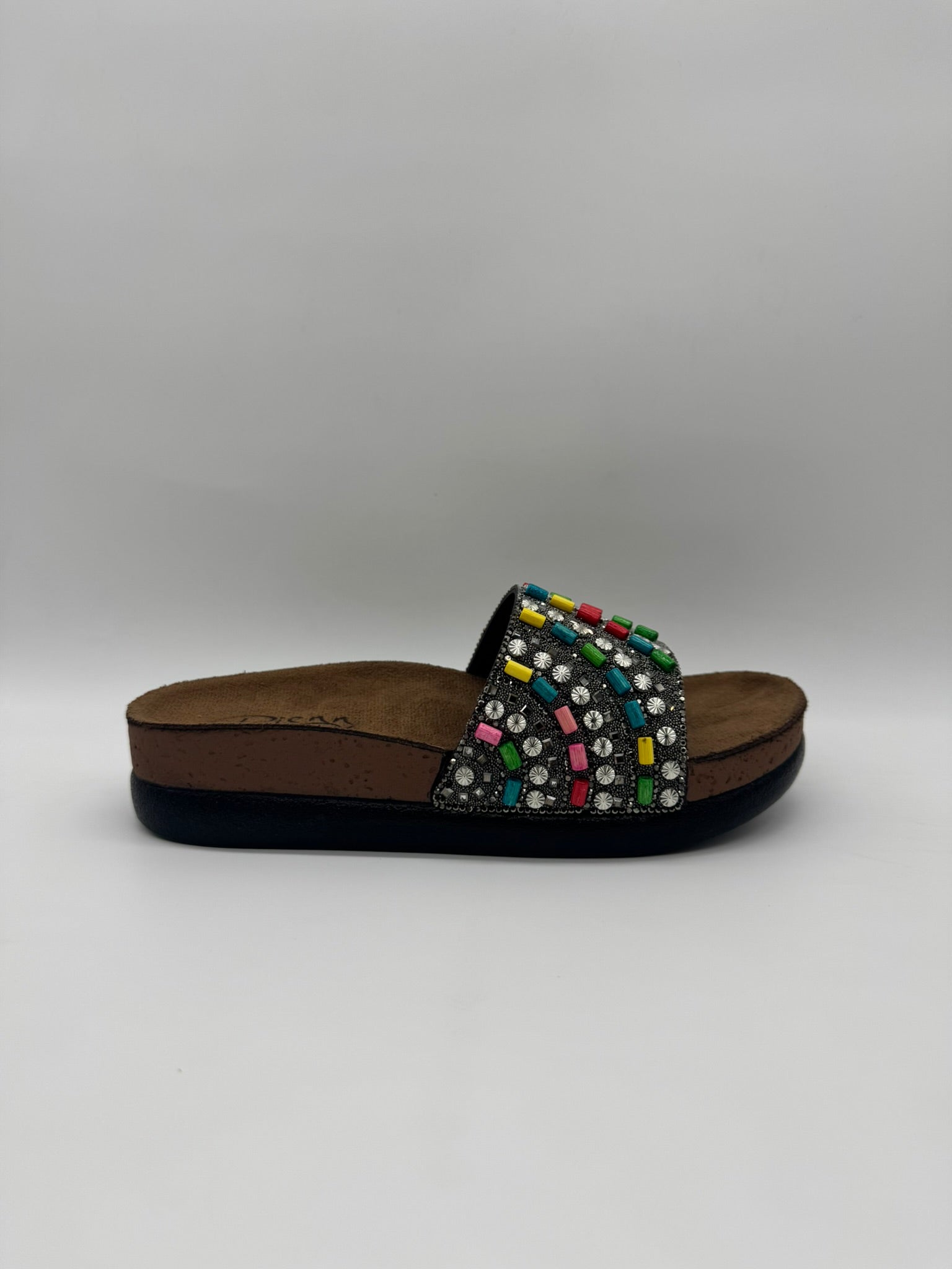 Boncuklu Terlik - Çift Taban, Ortopedik, Suya Dayanıklı Kadın Terlik