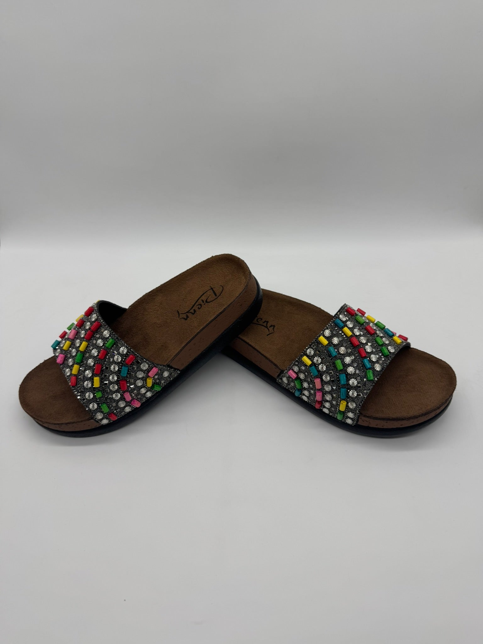 Boncuklu Terlik - Çift Taban, Ortopedik, Suya Dayanıklı Kadın Terlik