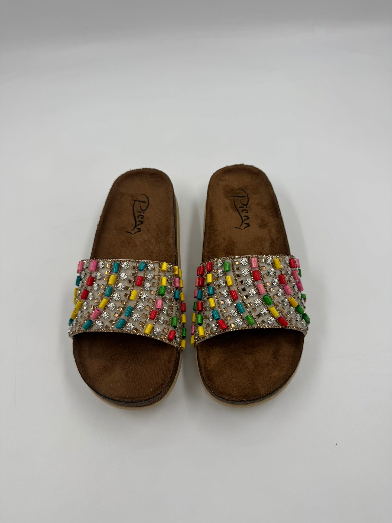 Boncuklu Terlik - Çift Taban, Ortopedik, Suya Dayanıklı Kadın Terlik