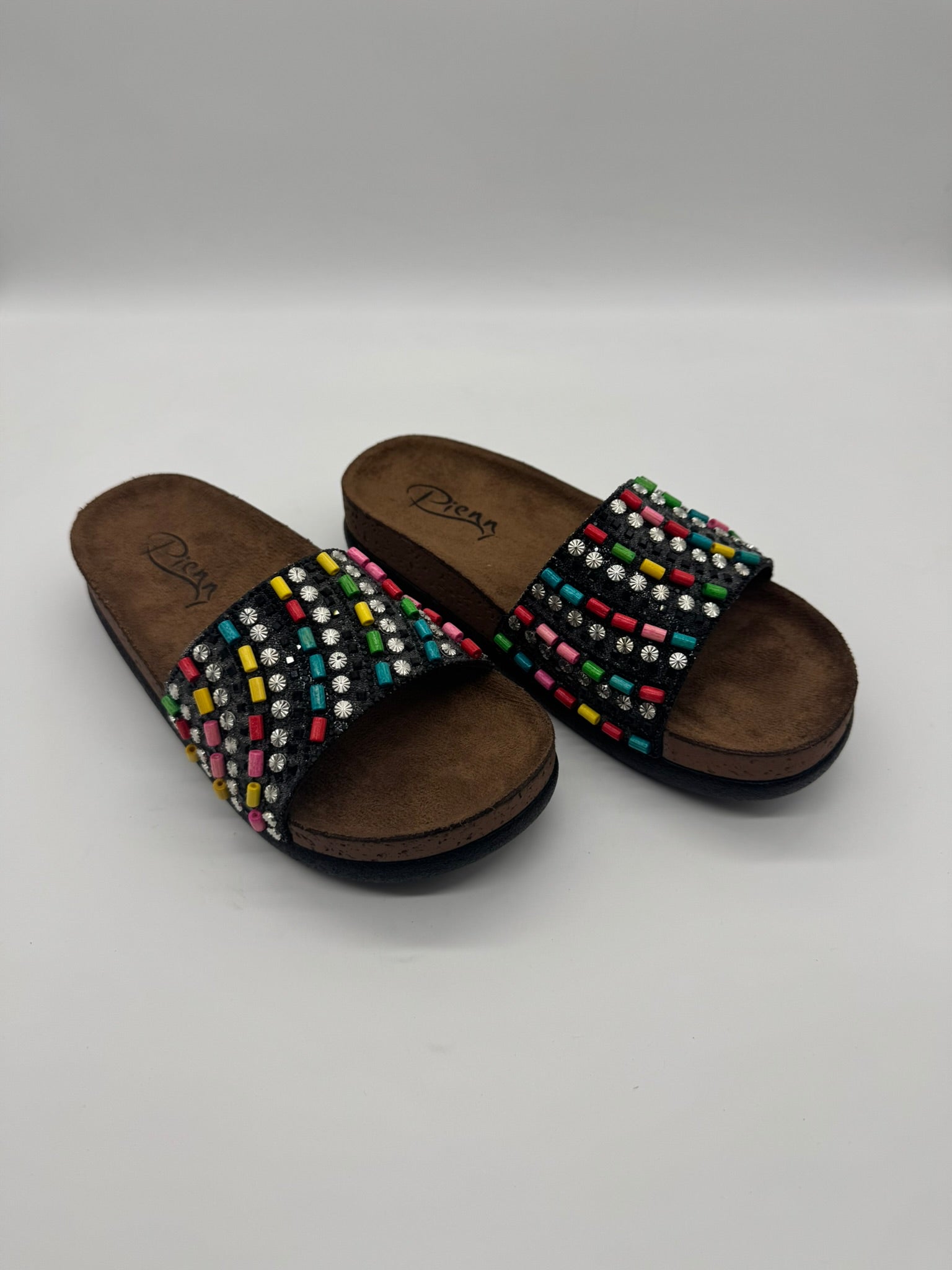 Boncuklu Terlik - Çift Taban, Ortopedik, Suya Dayanıklı Kadın Terlik