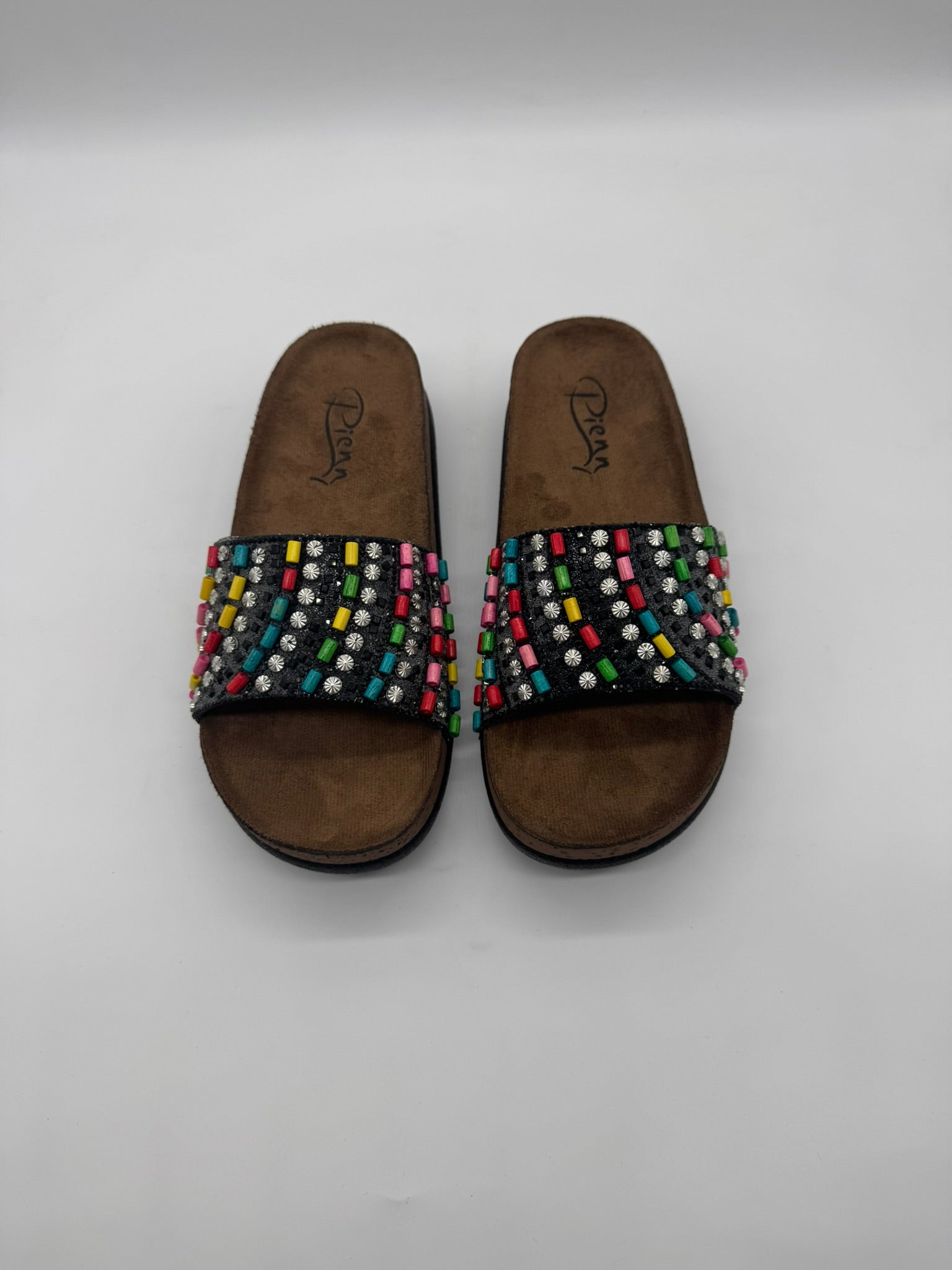 Boncuklu Terlik - Çift Taban, Ortopedik, Suya Dayanıklı Kadın Terlik