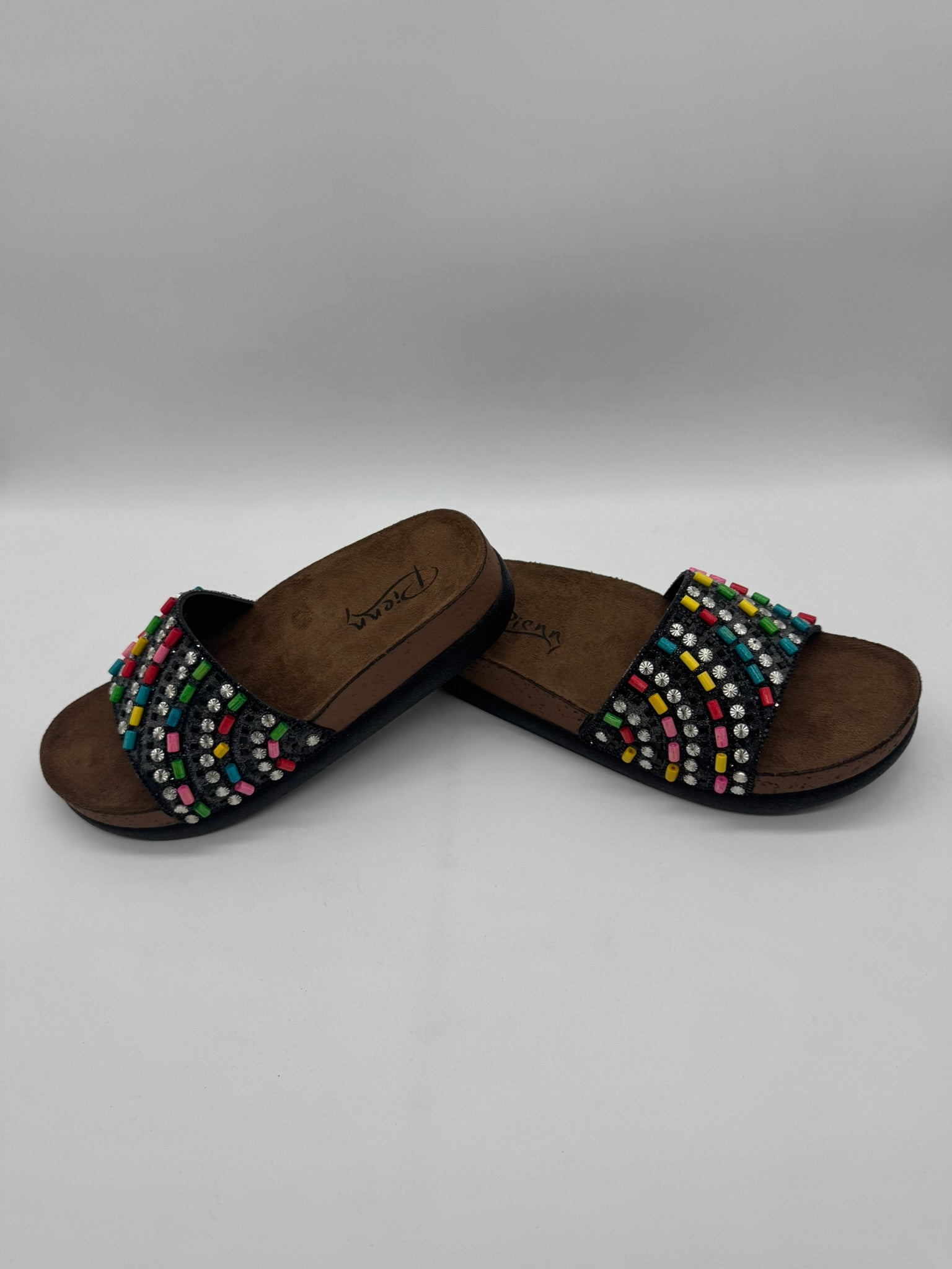 Boncuklu Terlik - Çift Taban, Ortopedik, Suya Dayanıklı Kadın Terlik