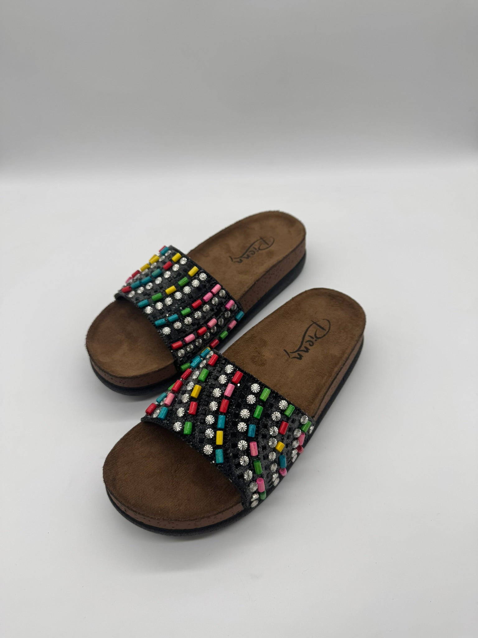 Boncuklu Terlik - Çift Taban, Ortopedik, Suya Dayanıklı Kadın Terlik