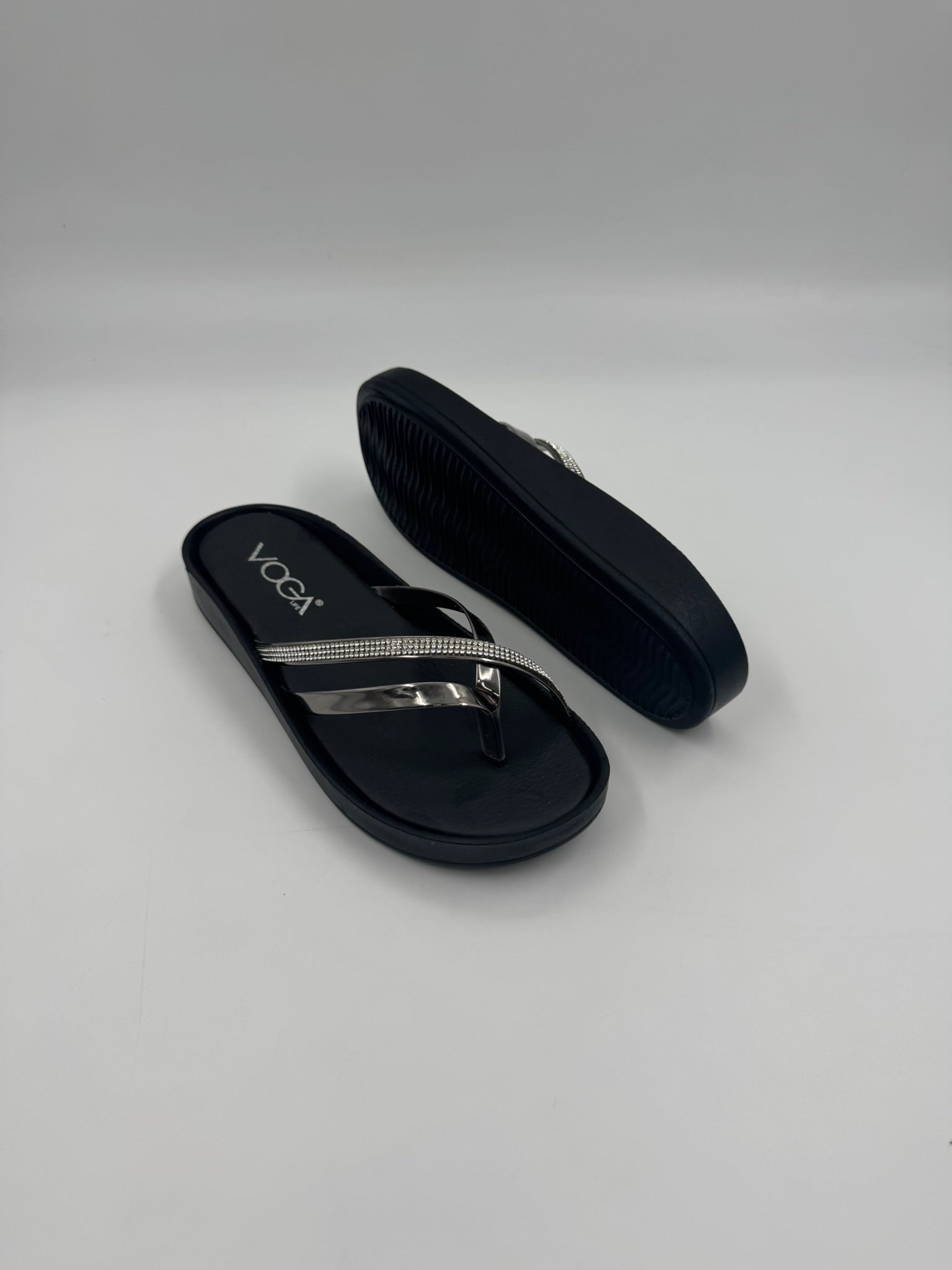 Voga Düz Taban Parmak Arası Rahat ve Günlük Ortopedik Kadın Terlik