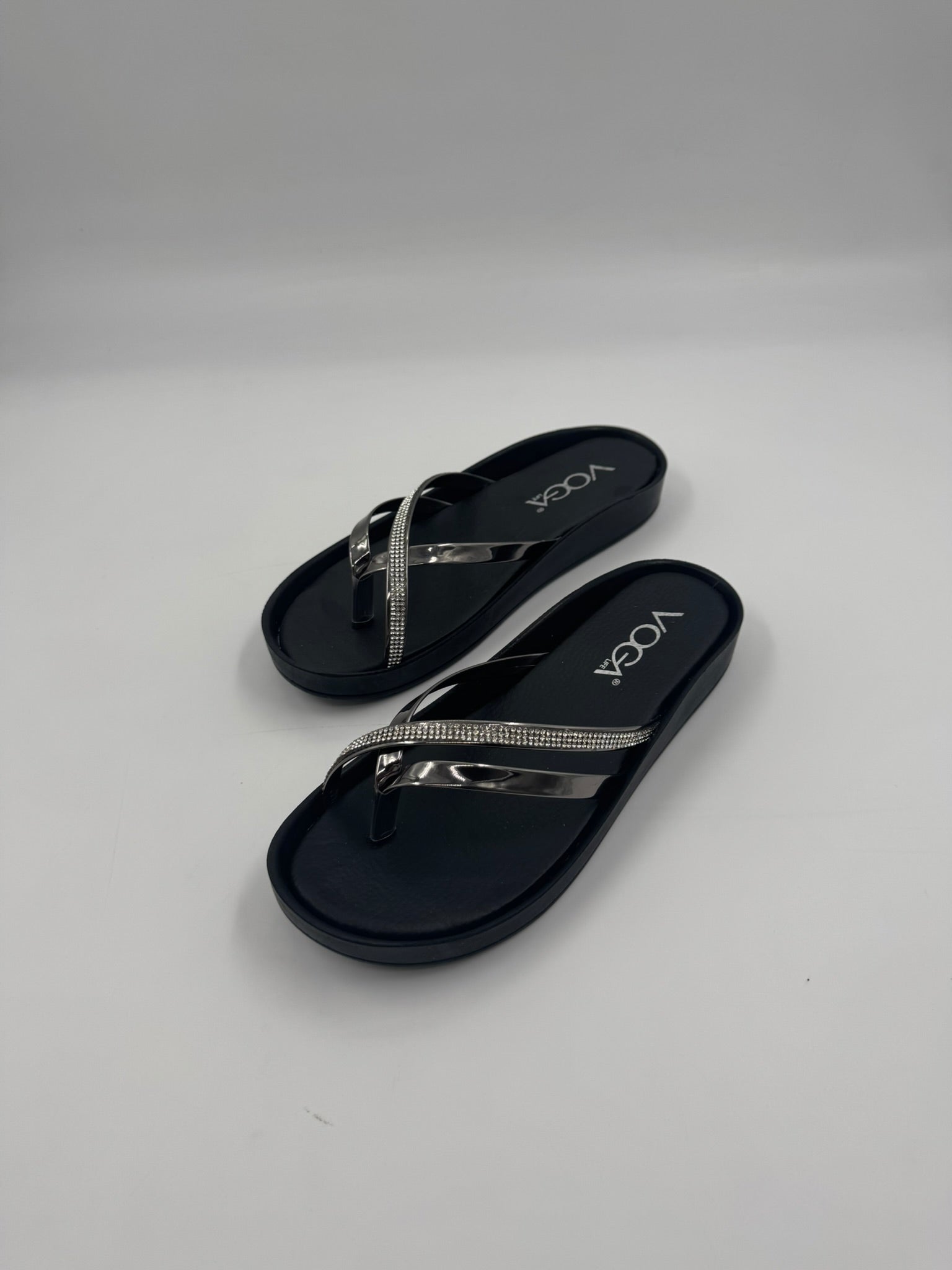 Voga Düz Taban Parmak Arası Rahat ve Günlük Ortopedik Kadın Terlik