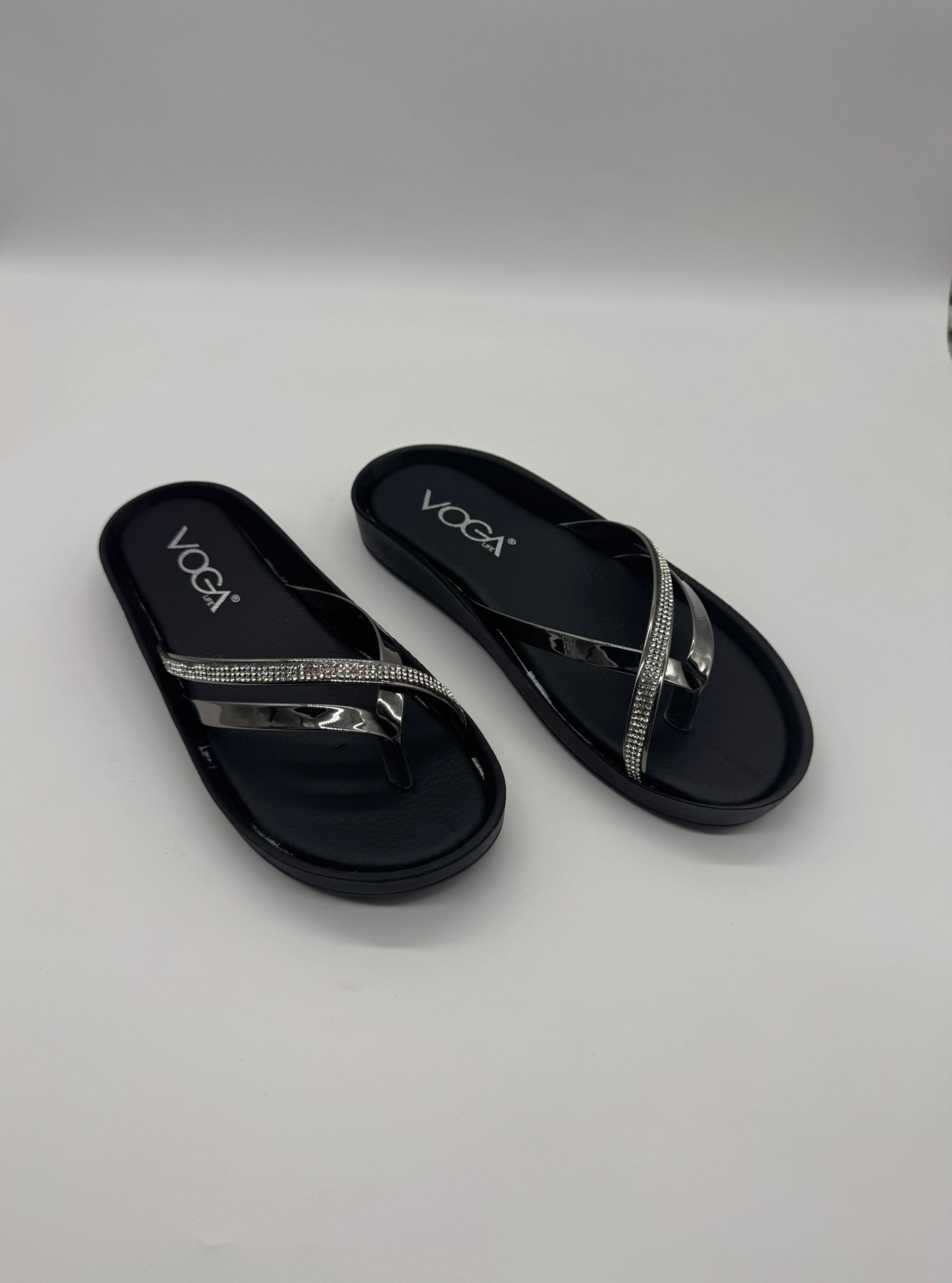 Voga Düz Taban Parmak Arası Rahat ve Günlük Ortopedik Kadın Terlik